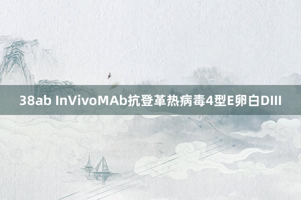 38ab InVivoMAb抗登革热病毒4型E卵白DIII