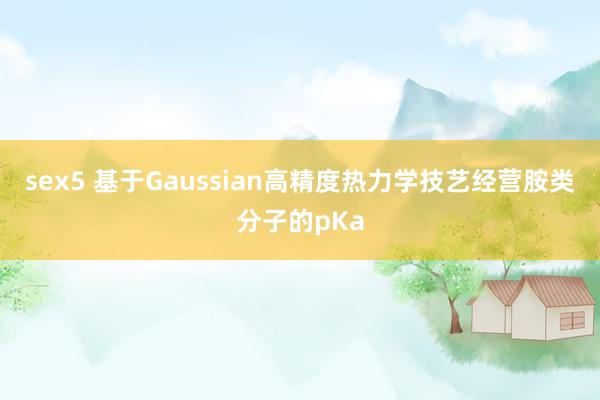 sex5 基于Gaussian高精度热力学技艺经营胺类分子的pKa